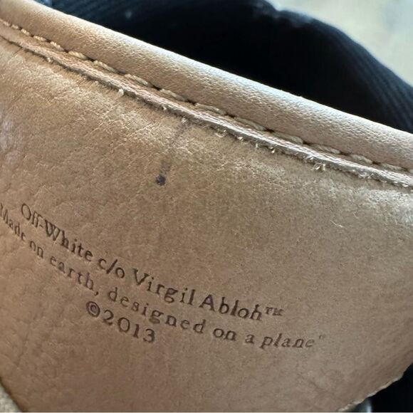 Off-White Virgil Abloh Sneaker Hiking Boot Size 43 Arrow Motif Deadstock - Picture 10 of 16